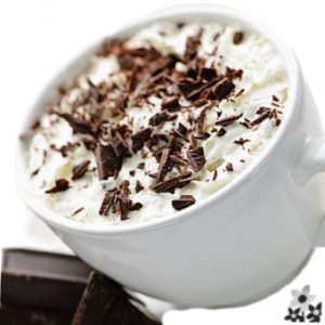 Hot chocolate, Extra Cream - the Flower shoppe Cafe, Barrhead